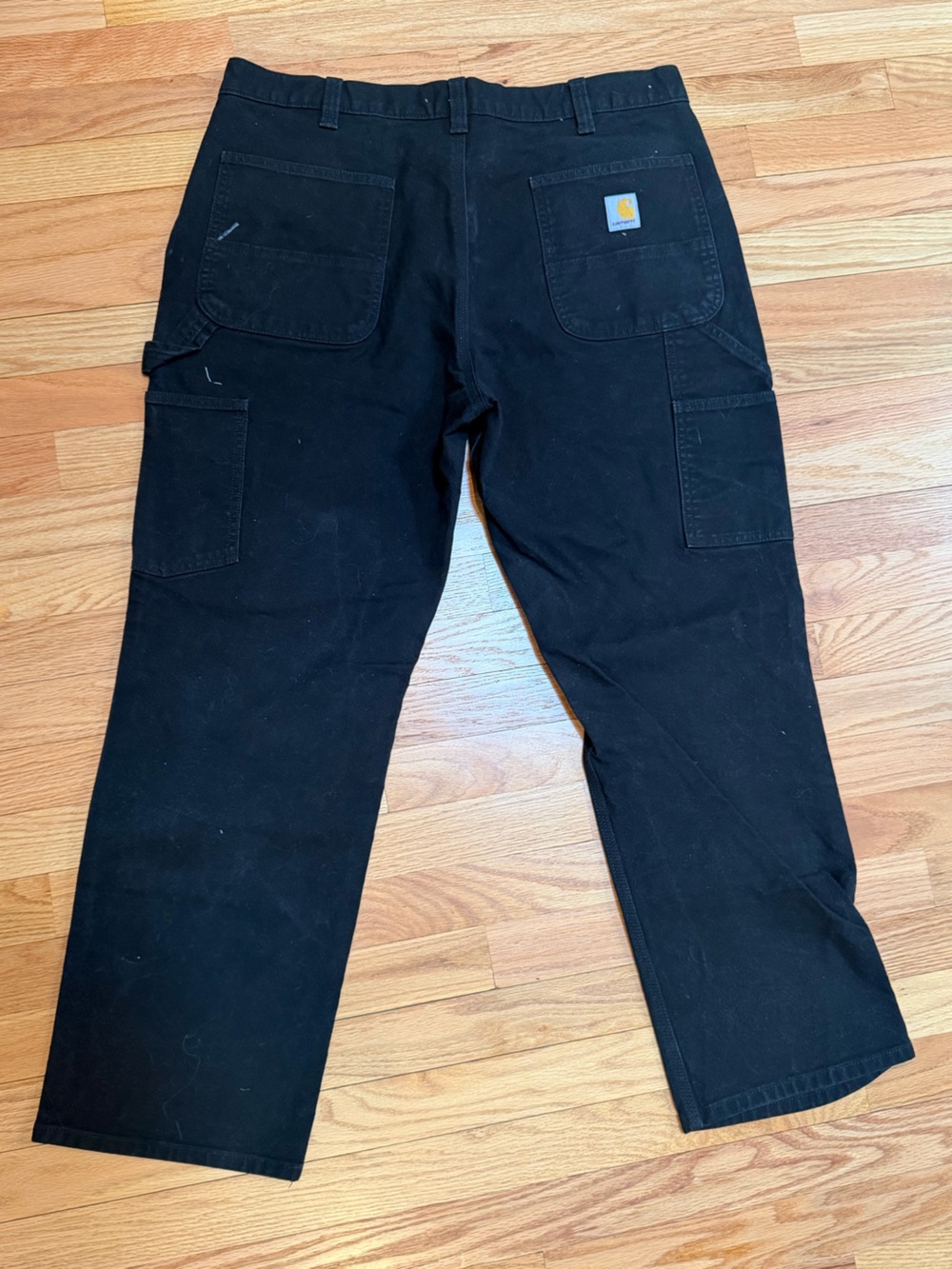 Carhartt Black Cargo Work Pants 38x30 - Picture 3 of 7